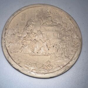 Elegant Cream Decorative Art Piece